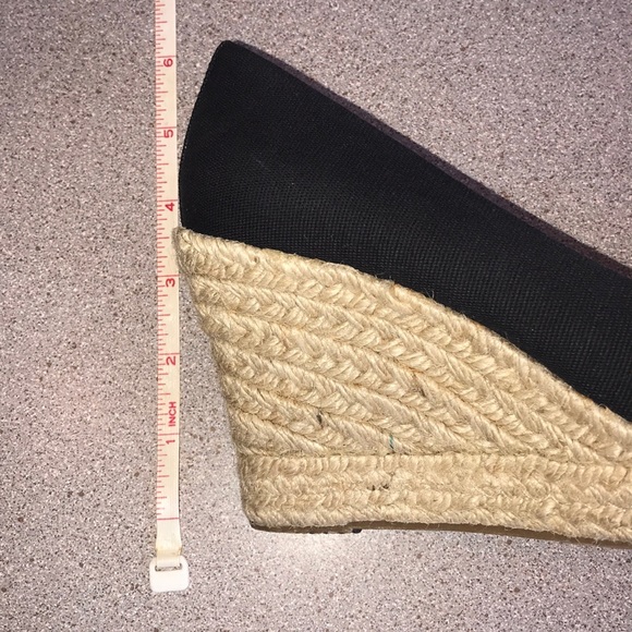 J Crew Canvas Espadrilles - Black, size 6 - Picture 3 of 8